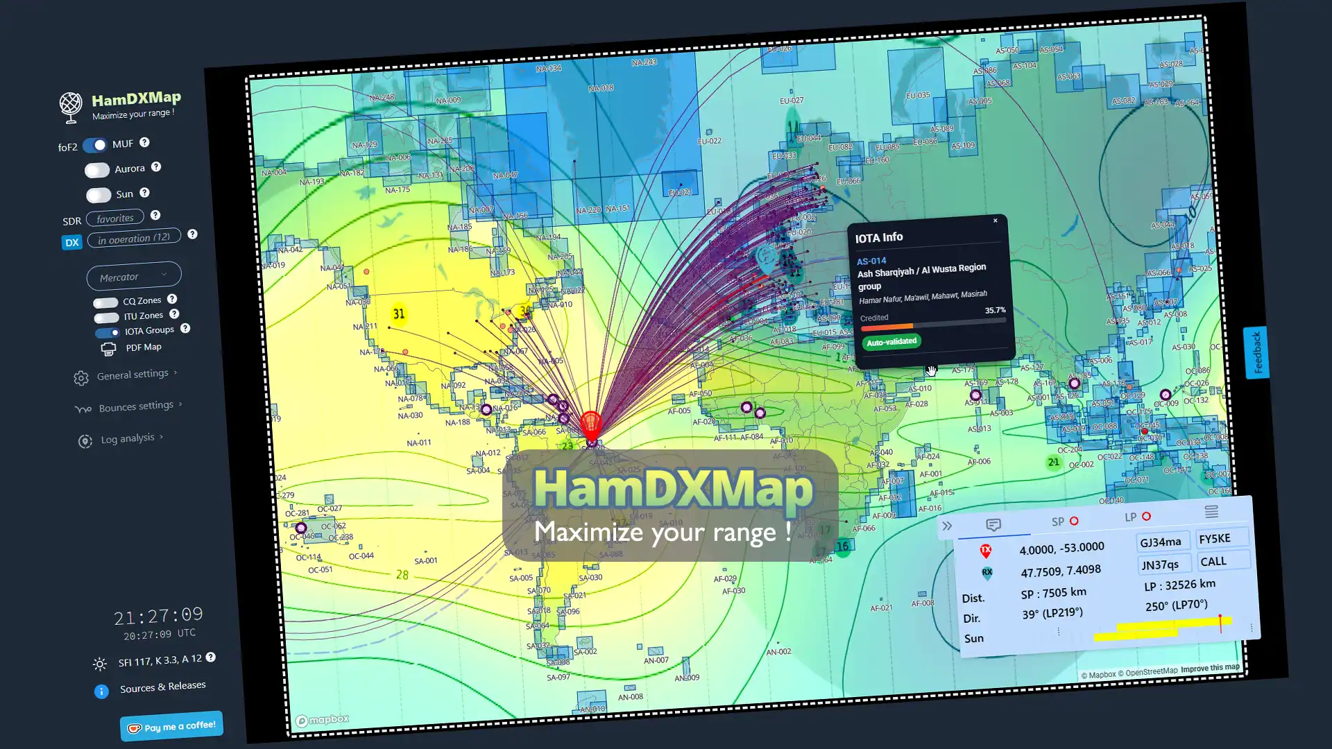 HamDXMap